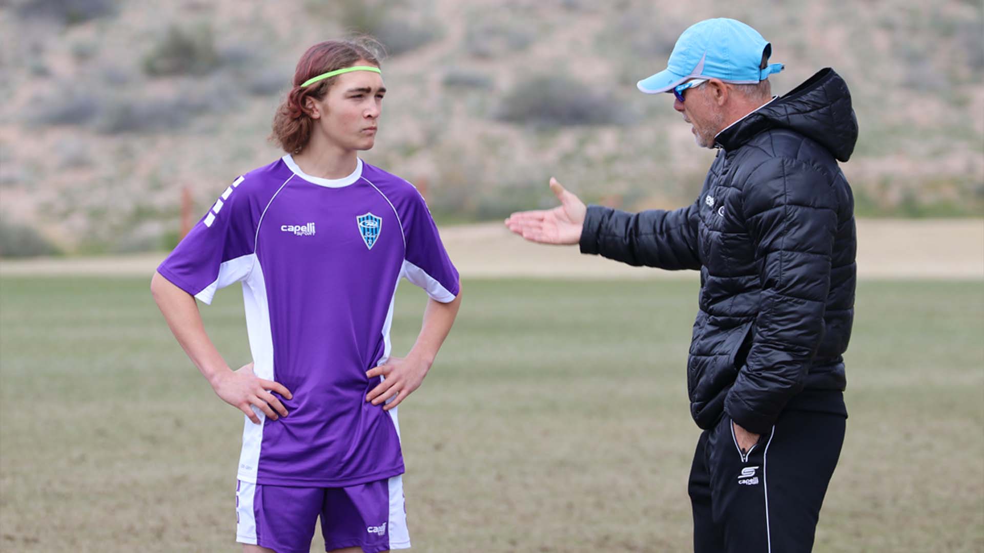 coaching a player